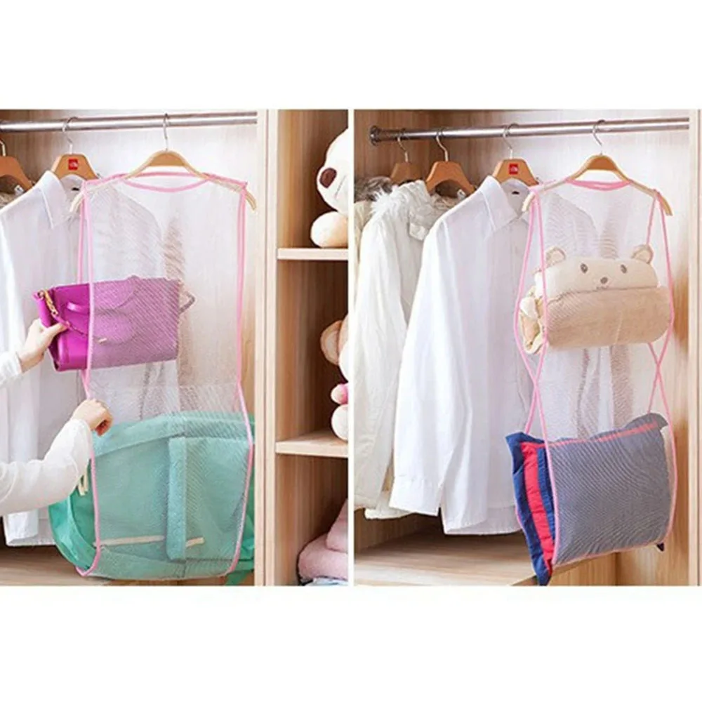 شبكة تجفيف الغسيل متعددة الوظائف قابلة للطي للوسائد والألعاب، والعناية بالأقمشة، وحقيبة شبكية منظمة موفرة للمساحة - مثالية لـ H