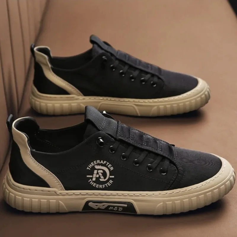 

Mens Shoes Classic Ice Silk Cloth Breathable Canvas Shoes Fashion Outdoor Casual Footwear Comfort Sneakers for Men Walking Flats