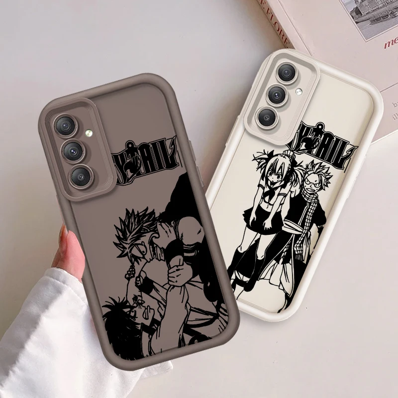 F-Fairy T-Tail Carton For Samsung A73 A71 A54 A53 A52 A51 A33 A32 A21S A14 A13 A12 A03 A04 A05 5G Eye Ladder TPU Phone Case