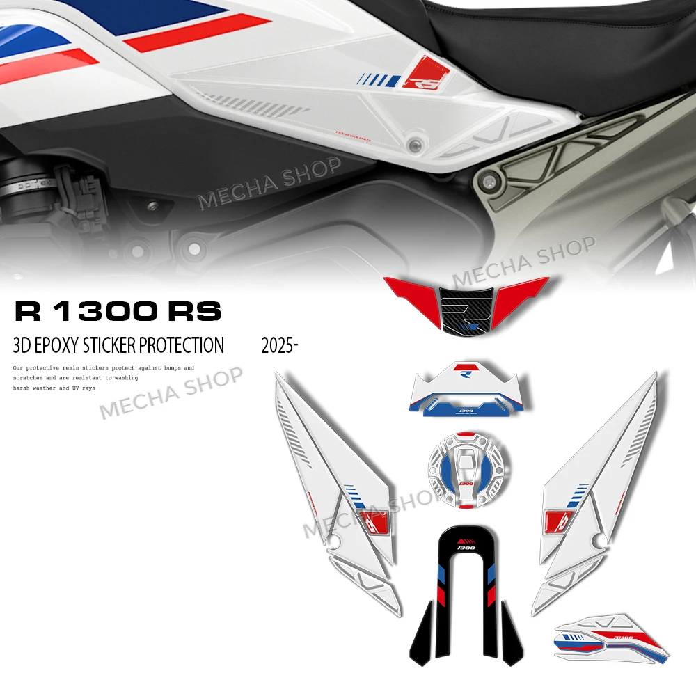 

For R 1300 RS Accessories 2025 2026 3D Sticker Kit Fuel Tank Protector