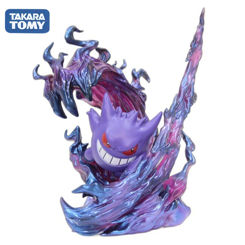 Pokemon ‌Gengar Hand Model Animation Peripheral Trendy Figure Desktop Decoration Collection Ornaments Children's Toys Present