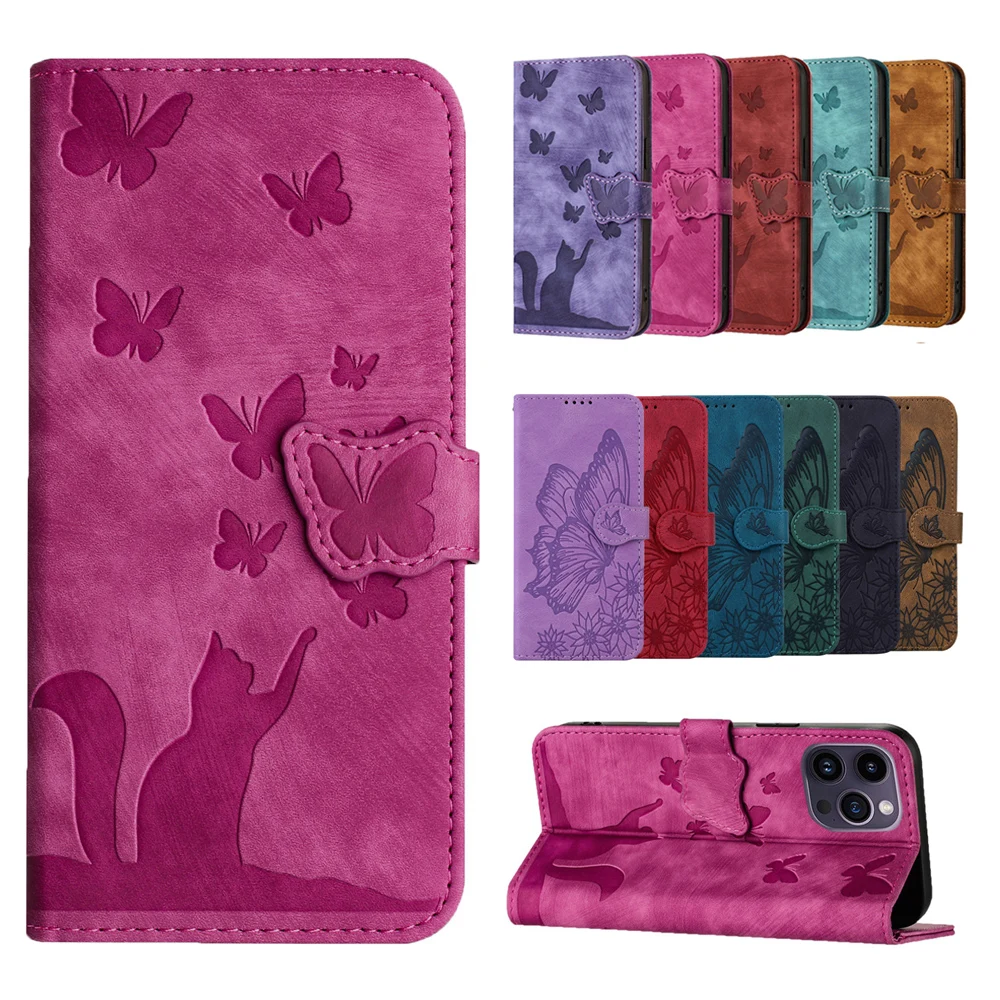 Funda tipo billetera magnética för Samsung Galaxy A05S A07 A12 A13 A14 A15 A16 A23 A24 A25 A26 A32 A33 A34 A35 A36 A37 A53 A54 A55 A56 A57