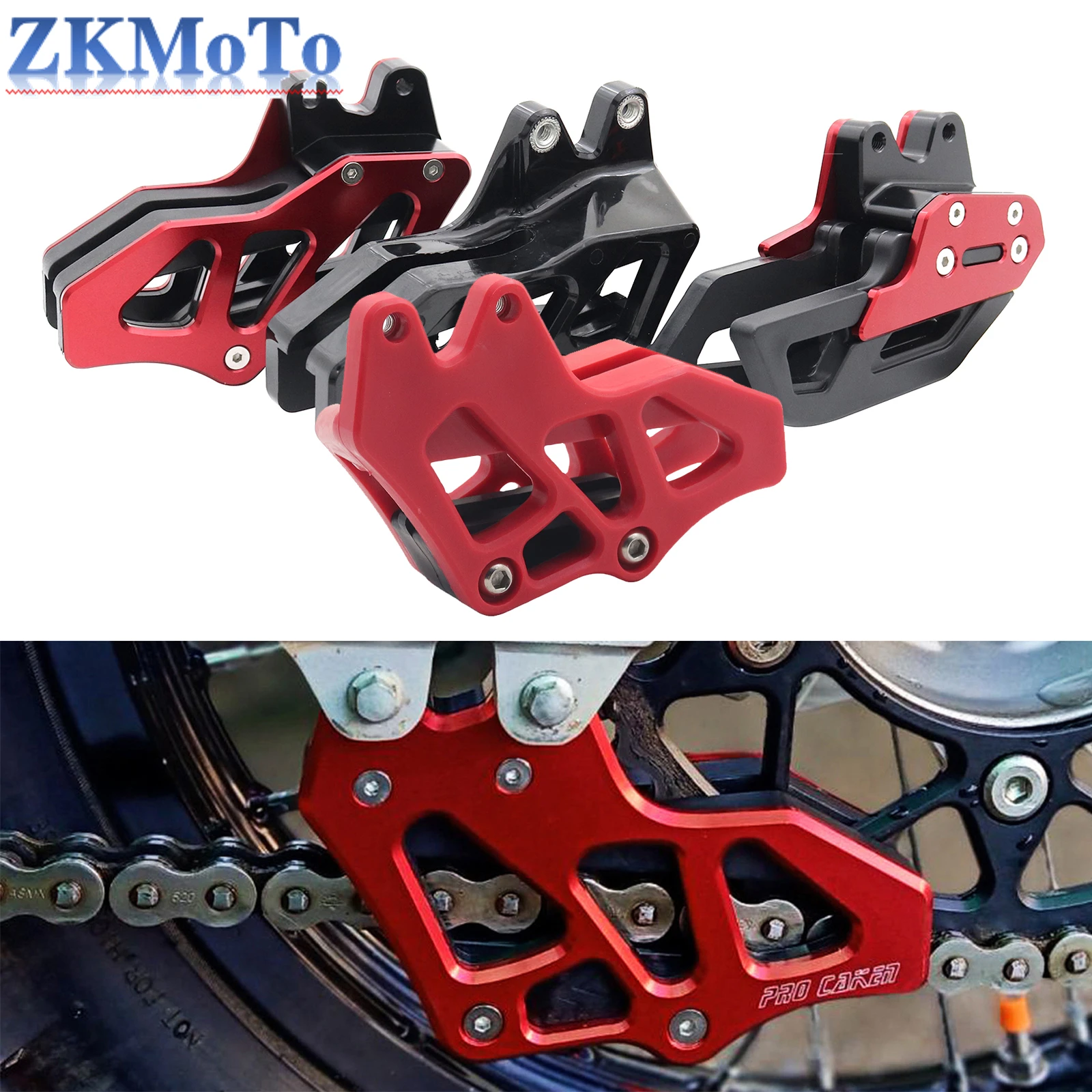 Prowadnica osłony łańcucha ze stopu CNC do Honda CRF 230 CRF230 CRF230F CRF 230F 2013 2014 2015 2016 Motocross Dirt Bike Parts Akcesoria