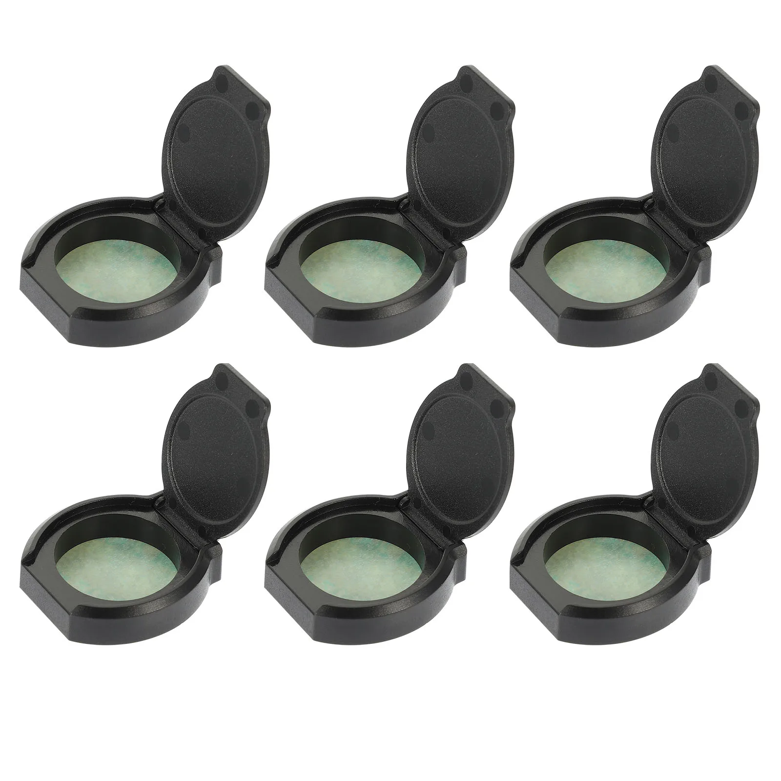 

6 Pcs Webcam Privacy Cover Anti Peeping Dust Protector for Laptop Desktop USB Camera Black Lens Shield High Strength Plastic