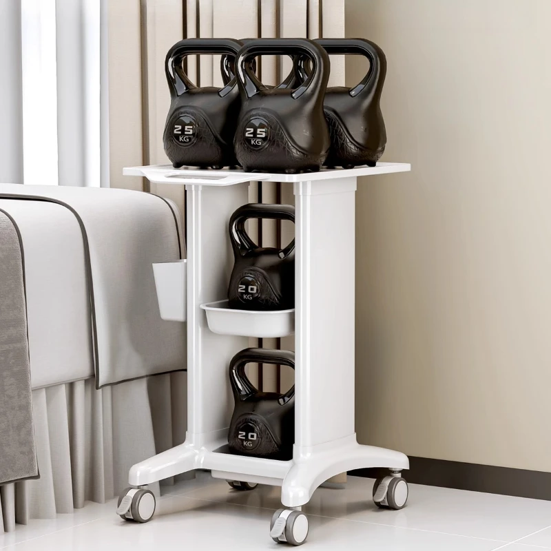 Beauty Instrument Salon Trolley Simple Beauty Equipment Organizer Spa Cosmetics Storage System for Clinic Salon Furniture