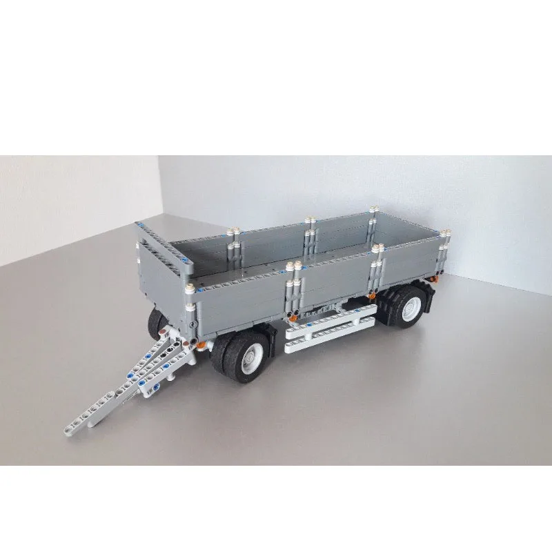 

MOC-153611 Cargo Transport Flatbed Trailer Dump Truck Building Blocks Model 863 PartsMOC Creative Boys Kids Birthday Toy Gifts