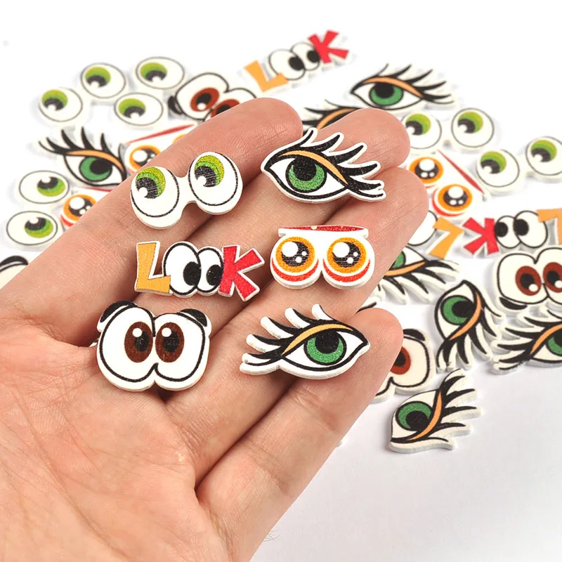 50 pezzi Multicolor Eyes patch ricamo per cucire su Trim abbigliamento fai da te artigianato fatto a mano accessori forniture per cucire decorazioni