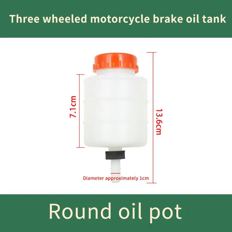 Brake Fluid Reservoir Shatterproof Safety Material for Truck Electric Tricycle Clutch Brake Fluid Storage Container