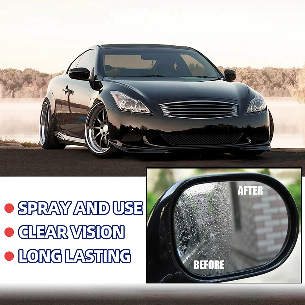 Auto Glass Film Coating Agent Waterproof Rainproof Anti-fog Spray Car Windshield Window Glass Coating Anti-fog Rainproof Agent