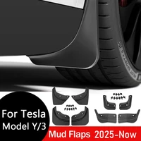Para Tesla Model Y Juniper Model 3 2025 2026 accesorios guardabarros Stay Clean Protect pintura grado todo tipo de clima protectores contra salpicaduras suaves
