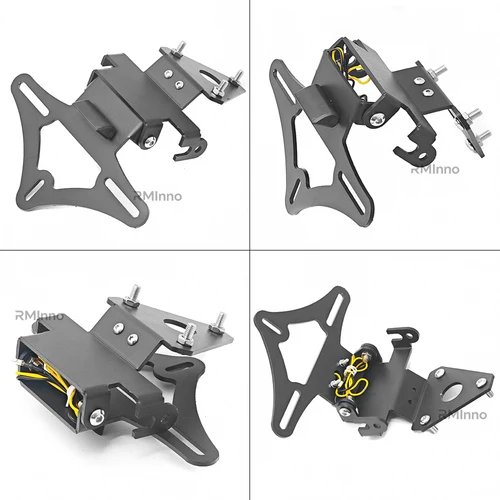 Imagen 2 del producto Para Triumph Daytona 660 Daytona660 2025 2024 2023 soporte plegable para matrícula guardabarros trasero eliminador guardabarros de cola corta