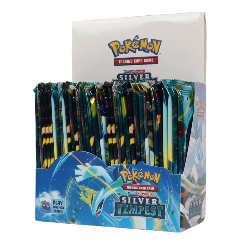 324Pcs English version Pokémon TCG: Sword shield Silver Tempest Booster Box Pokemon Cards 36 Pack Box