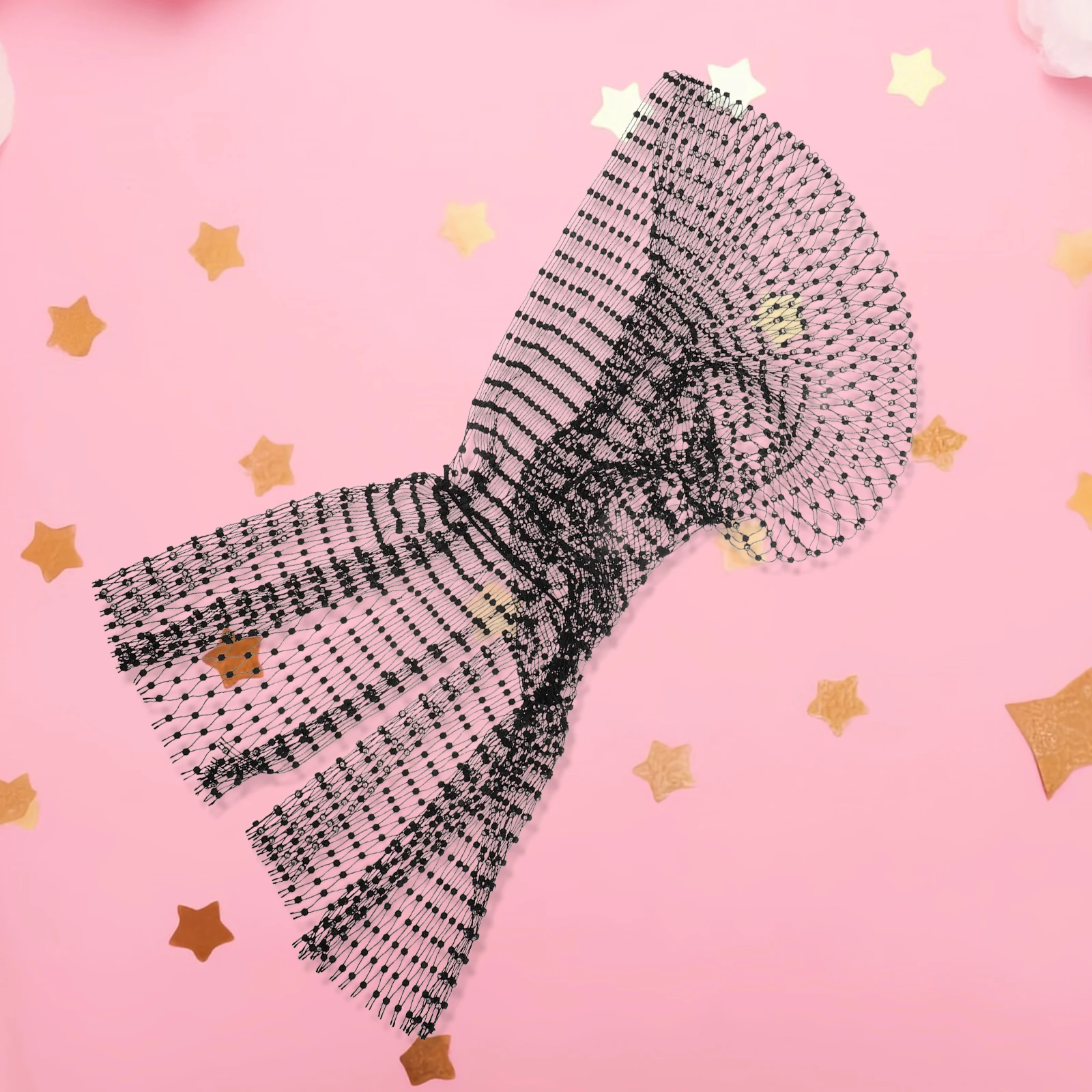 

Elastic Rhinestone Hairbands For Girls Sparkly Crystal Turbans Glitter Hollow Out Hair Accessories Stretchy Mesh Headwraps For