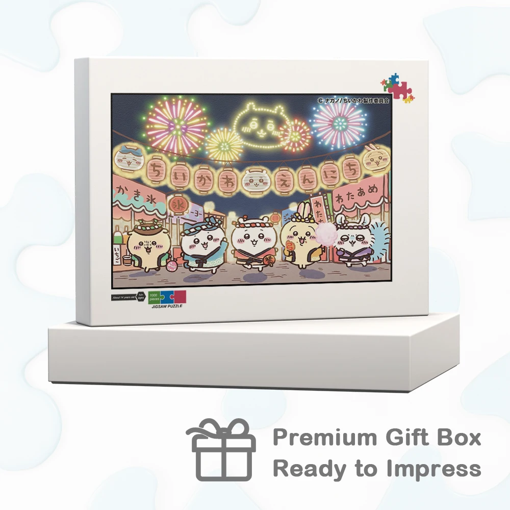 Chiikawa Sanrio Legpuzzels Klassieke Leuke Cartoon Serie Miniso Games en Puzzels Lantaarn Vuurwerk Speelgoed voor Kinderen Rusteloos