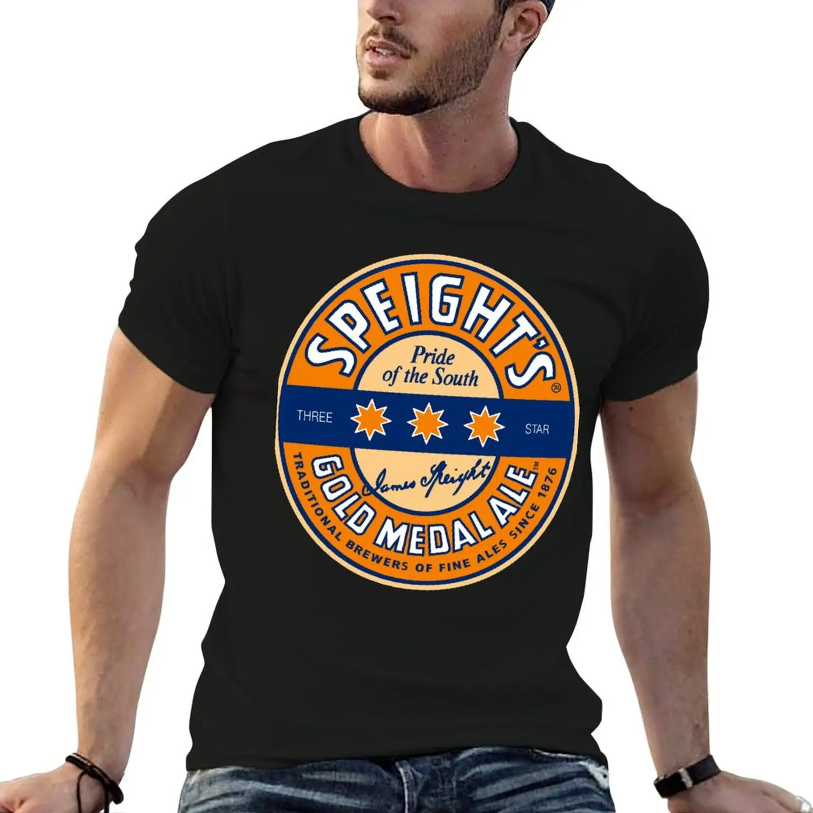 

Speight&x27;s Gold Medal Ale logo T-Shirt T-Shirt t shirt man casual g man t shirts for men graphic t shirts for man T-Shirt