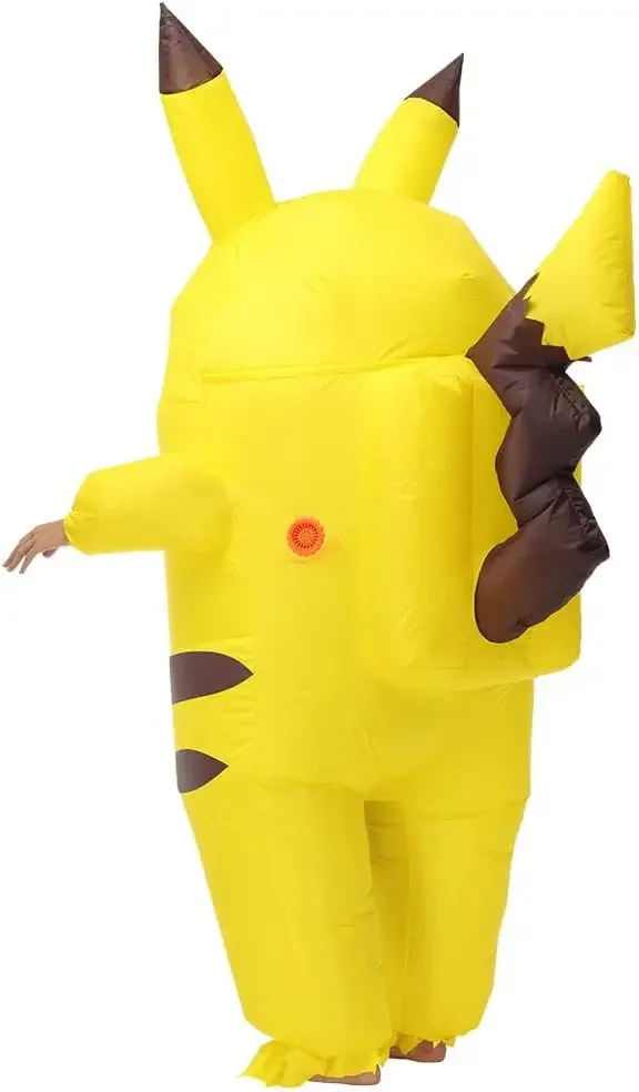 Miniso Adults Yellow Pikachu Inflatable Costume For Adult Funny Inflatable Halloween Costumes Astronaut Inflable Costume - Image 2