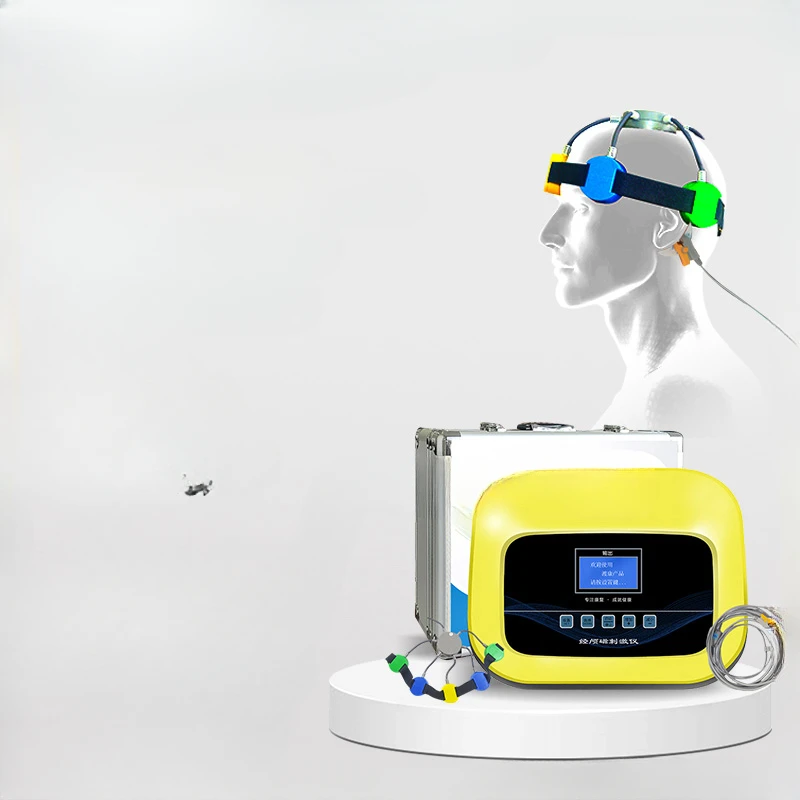 Transcranial magnetic stimulator for home children with ADHD autistic language development