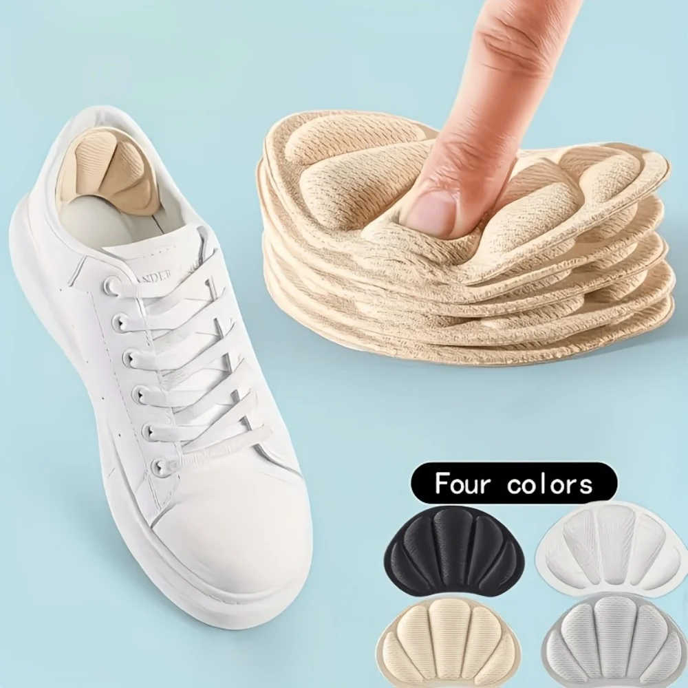 1Pair Heel Stickers Insoles Patch Anti-Pain Cushion Pads Heel Care Heel Protector Sports Sneaker Shoes Adhesive Back Sticker