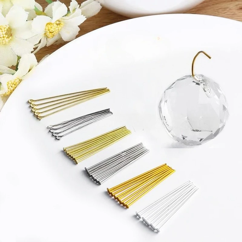 

Crystal Lighting Accessories Copper Pin T-shaped Hanging Crystal Ball Lamp Pendant Pins Lamp Special