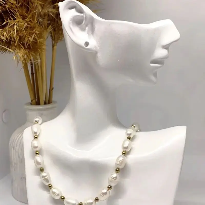 

Черно-белая двухкомпонентная высококачественная боковая портретная настольная статуя, украшение для дома, ожерелье, подставка для ювелирных изделий, роскошная боковая модель