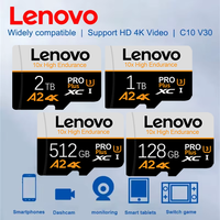 Lenovo 2TB Memory Card V60 4K Micro TF SD Card Waterproof SD Card 1TB 512GB 256GB 128GB For Phone Computer Camera Dropshipping