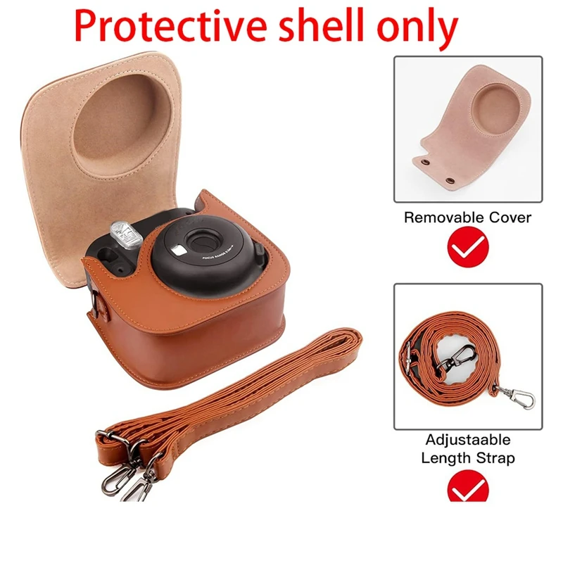 Funda portátil para cámara a prueba de golpes, funda protectora a prueba de polvo, anticaída, para Instax Mini 12, 11, 9, 8