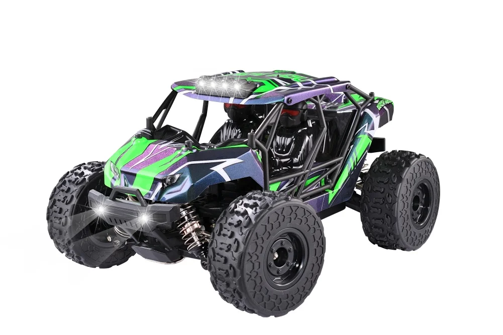 

HS 18431 18432 1/18 Full Scale RC Car 4WD Off-Road Vehicles With LED Light Brushless Remote Control Car Toys