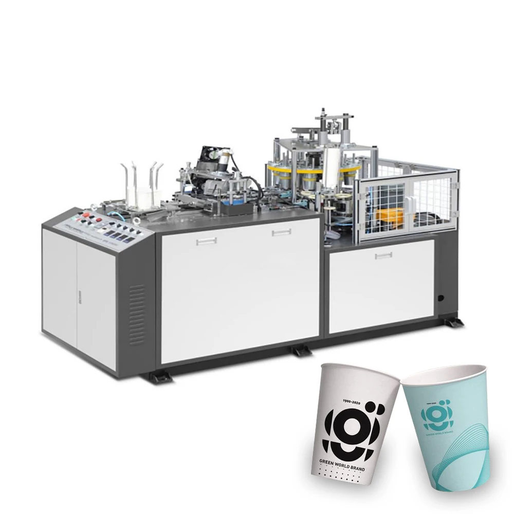 Automatic Paper Cup Machine Stable Performance Medium Speed Machinery for Customized Cup Sizes