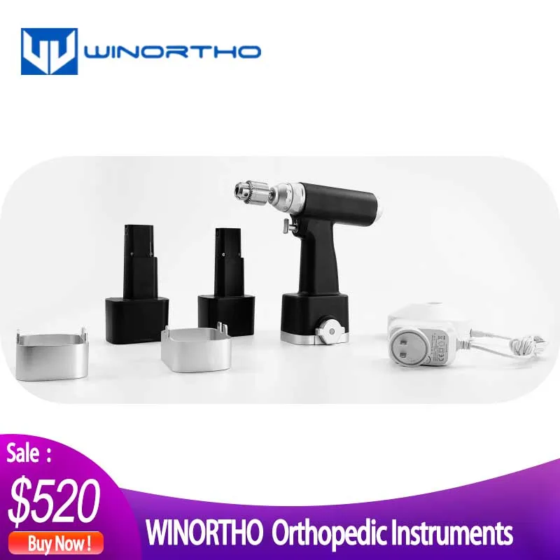 

winortho Orthopedic bone drill instruments pet surgical tools battery powered vet veterinary tools screws