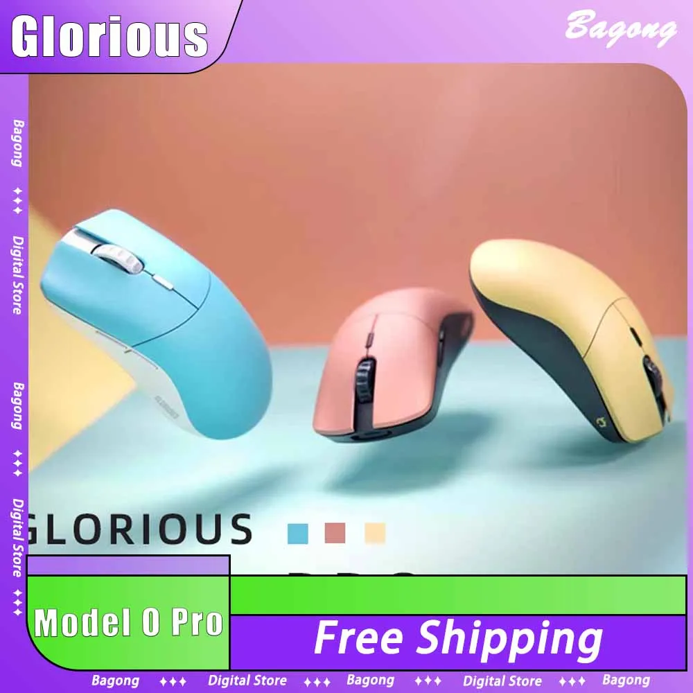 

Glorious Model O Pro Wireless Mouse Dual Mode Lightweight E-sports Gaming Mouse Bamf Sensor Ergonomics Office Pc Gamer Accessoy