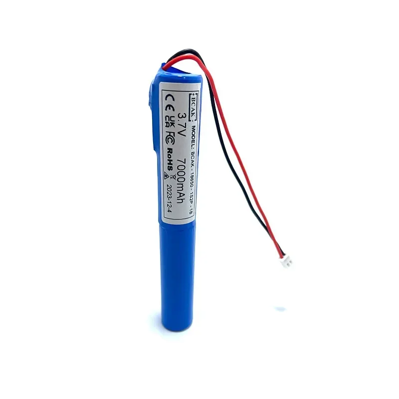 18650 3.7V 7000mAh  Lithium Battery 1S2P Two Batteries Connected in Parallel for Lighting  Electric Toothbrush Battery Pack BCAK