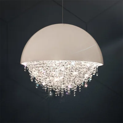 

Crystal dining room pendant lamp post-modern living room bedroom lamp Nordic luxury modern pendant lamp LED lamp