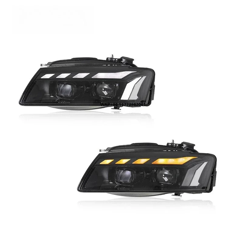 

1 Unit LED Headlights Car Accessories for Auto Lighting Systems 08-11 A5 Headlight Assembly Modified to RS5
