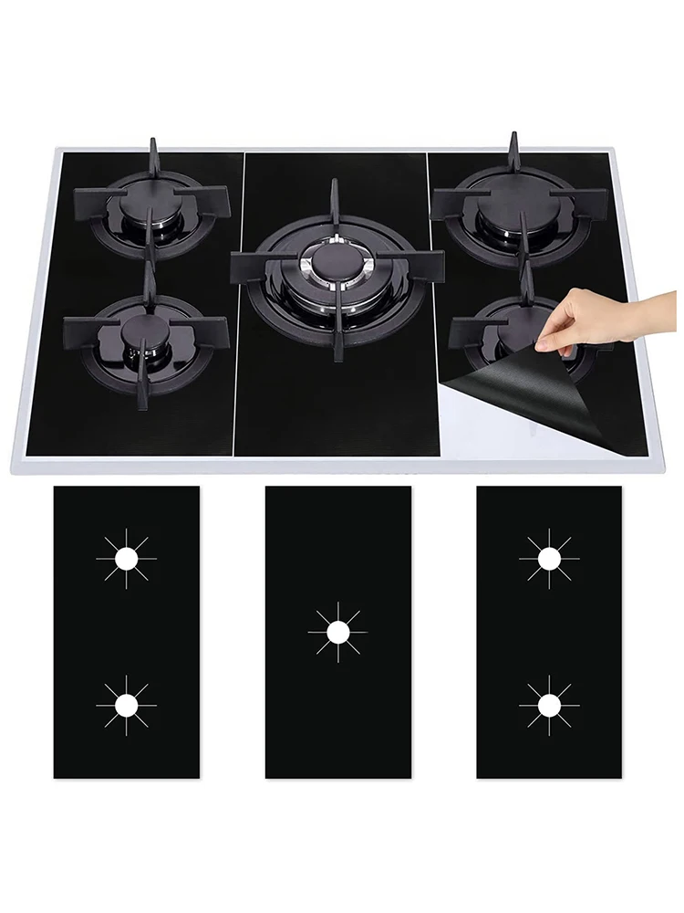 Gas Stove Pad Protective Cover Kitchen Cleaning Anti-dirty Non-stick Pad Reusable Stovetop Scratch Protector Pad High Temperatur