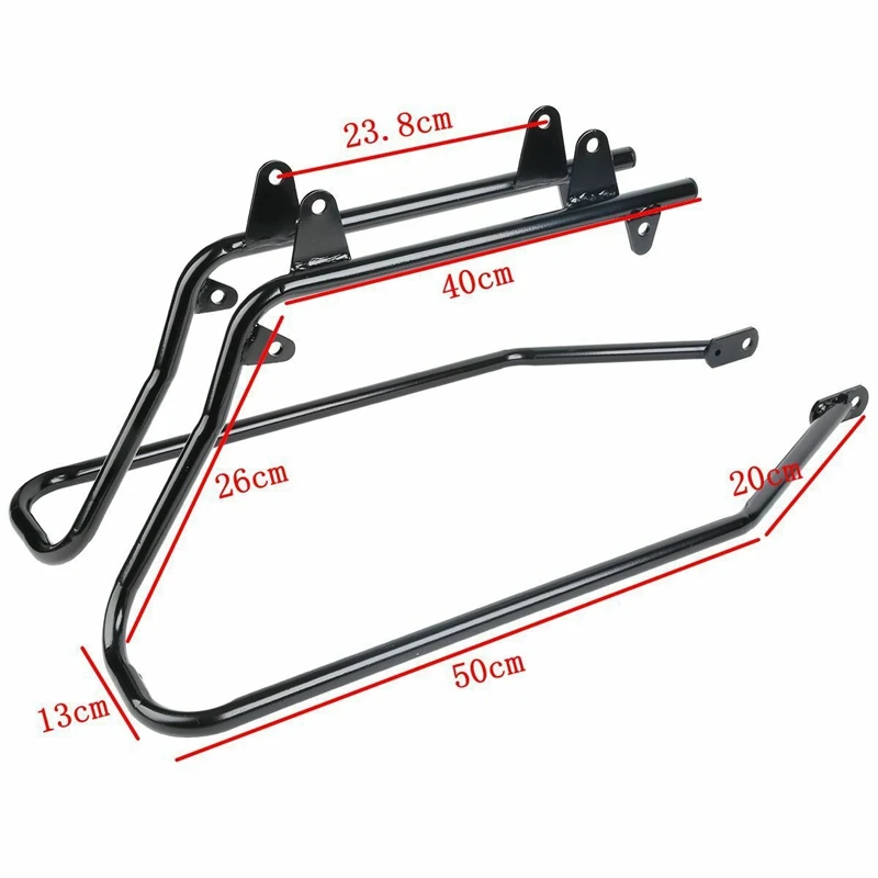 Motorcycle Saddlebag Saddle bag Conversion Bracket Hardware For Harley Heritage Softail Deluxe 1984-2016 2015 2014 2013 - Image 4