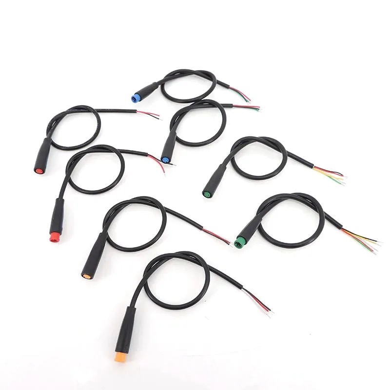 6mm M6 2 3 4 5 6 Pin male female Julet Electric bike Butt Plug Connector waterproof Scooter Brake Cable Pluger Signal Sensor