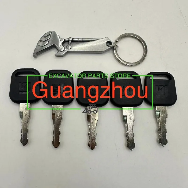 

Starter Keys for Liugong 906/907/908/915/920/922/925/936C/D/E Ignition Key with Keychain Excavator Engine Parts