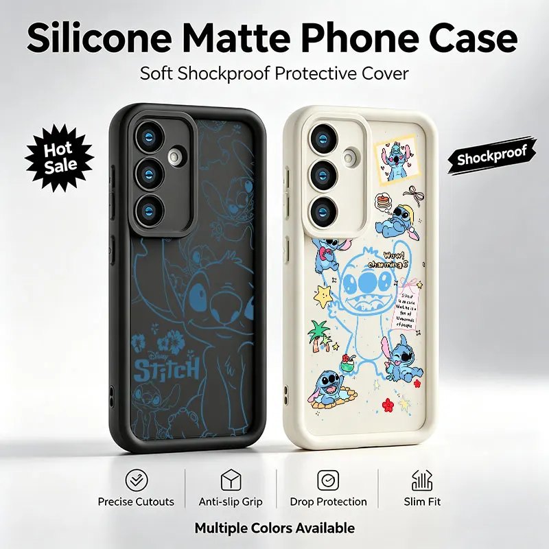 Stitchs Cute Collage Phone Case For Samsung Galaxy A17 A16 A15 A14 A07 A06 A57 A56 A55 A54 A53 A52 A36 A35 A34 A33 A26 A25