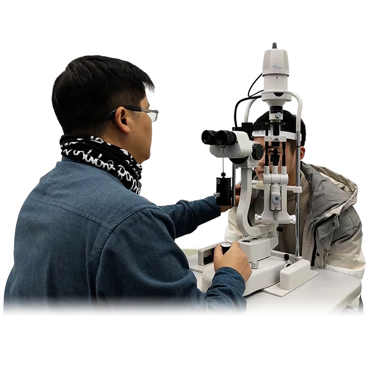 S5 Slit Lamp Ophthalmic Equipment Eye Exam Five Step Magnification LED Slit Lamp for Sale