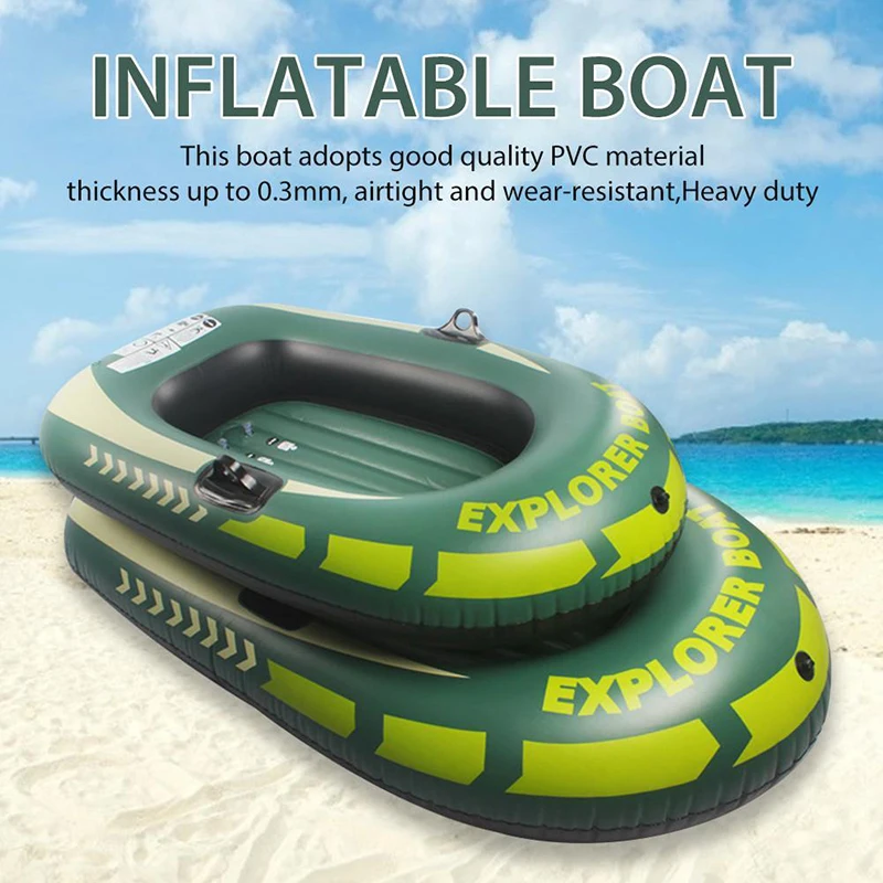 Two-person Water Adventure inflatable Canoeing fishing rubber pvc thickened Rowing Air rafting boat kayak