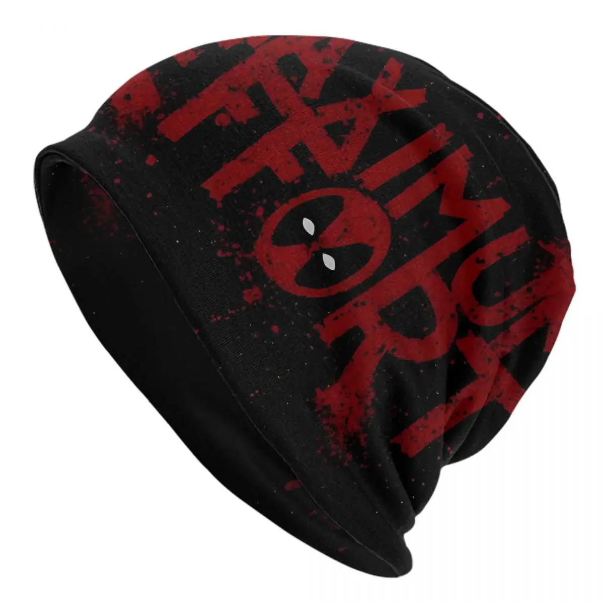 

Custom Deadpool Cool Bonnet Hat Knitting Hat Men Women Fashion Unisex Adult Anime Cartoon Warm Winter Skullies Beanies Caps