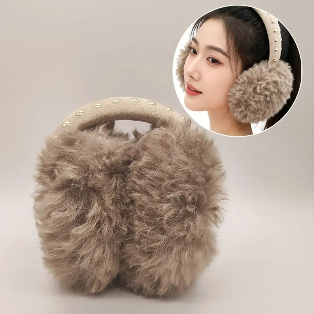 الشتاء الدافئة طوي غطاء للأذنين سميكة التجمد للطي الأذن دفئا الباردة حماية لينة سماعات الأذن للنساء الرجال في الهواء الطلق #3