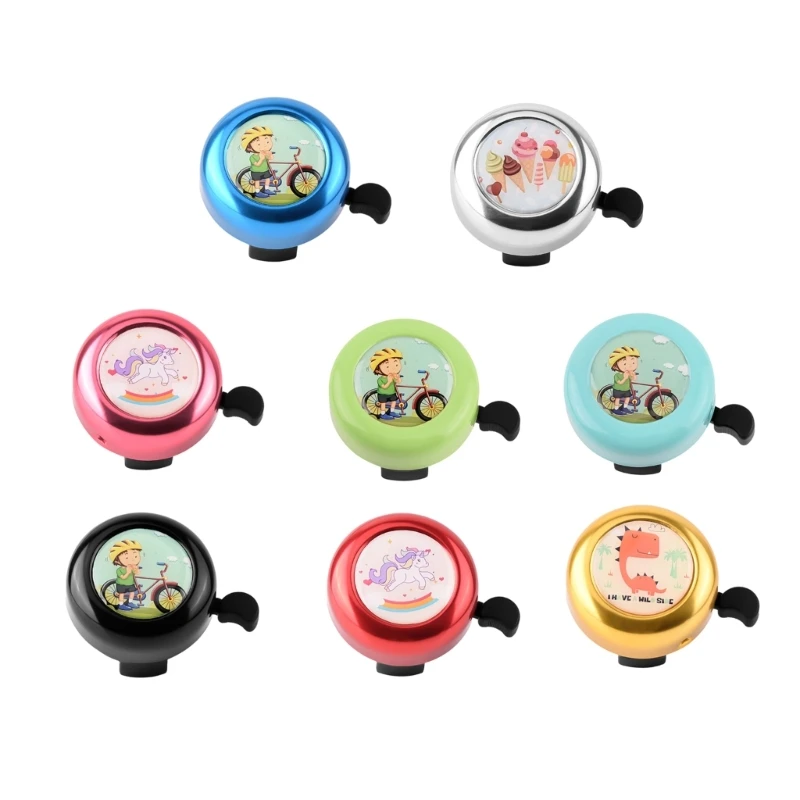 Bikes Bells with Stickers Childrens Bikes Bells Loud Cyclings Ringing Horn for Road Mountain Bikes Scooter