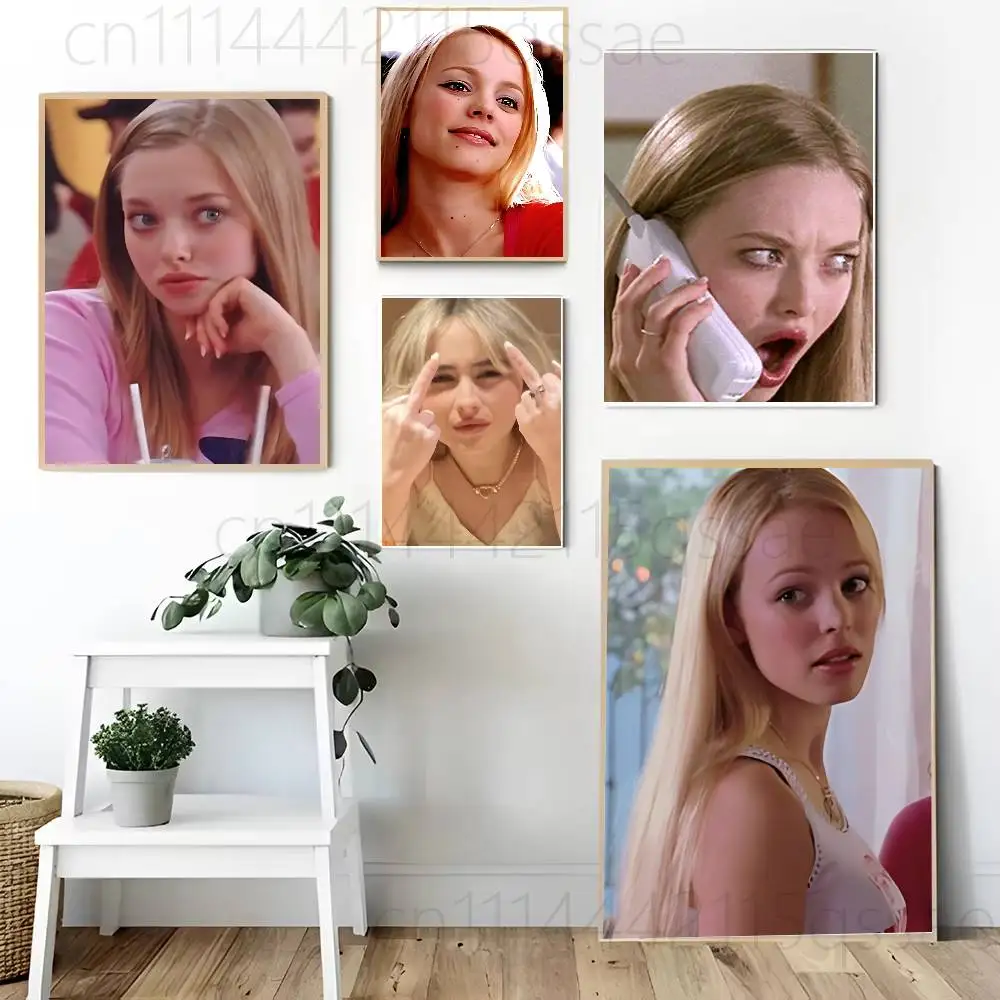 M-Mean-G-Girls Film Cady Poster Prints For Bedroom Living Room Canvas Painting Wall Art Home Decor