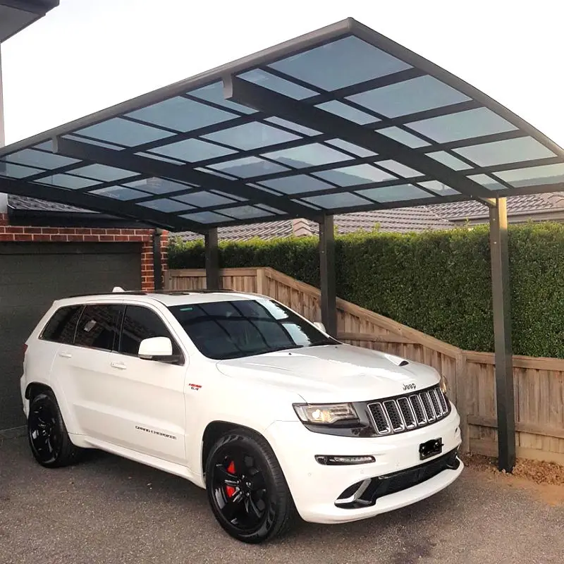 Household Assembled Outdoor Car Parking Multi Functional Affordable Car Shelter Excellent Workmanship Aluminum Acrylic Carport