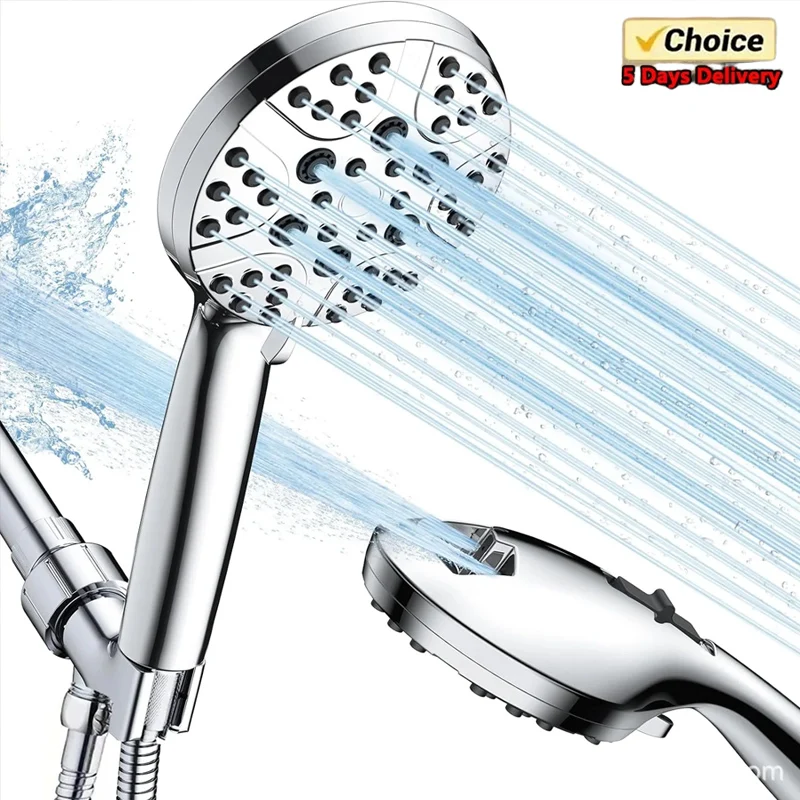 

Насадка для душа черная/серебристая, 4 шт.