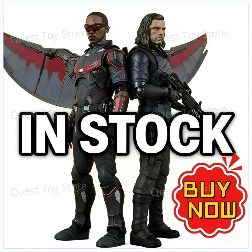 

IN STOCK HOT SALE S.H.Figuarts Avengers Infinity War Falcon Winter Soldier America Anime Action Figures Toys for Boys Christmas