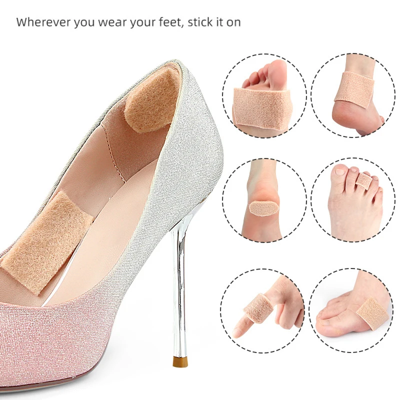 1Sheet Felt Anti Wear Stickers Heel Anti Friction Sticker Tape High Heels Foot Protection Sticker Shoe Accessories