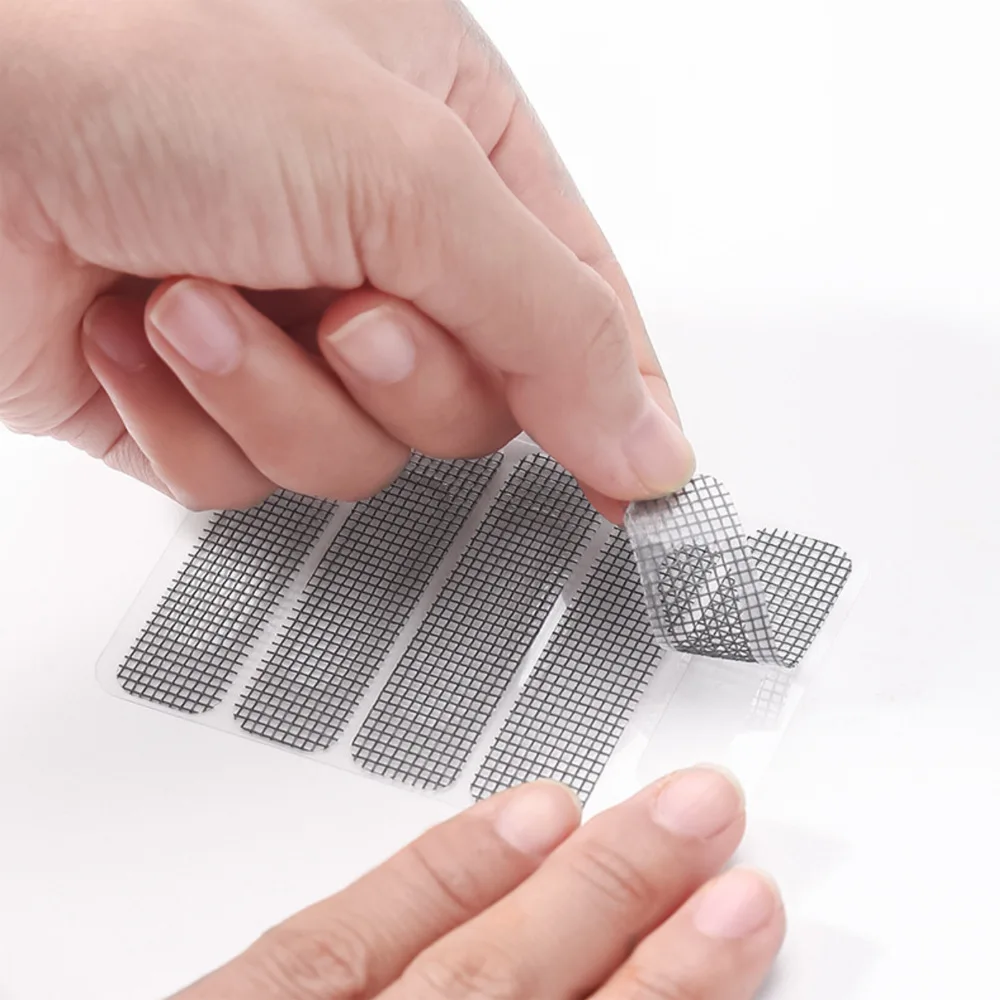 25Pcs Window Screen Window Screen Patch Fix Net Anti Mosquito Door Curtain Repair Screen Patch Stickers Home Anti Mosquito Net