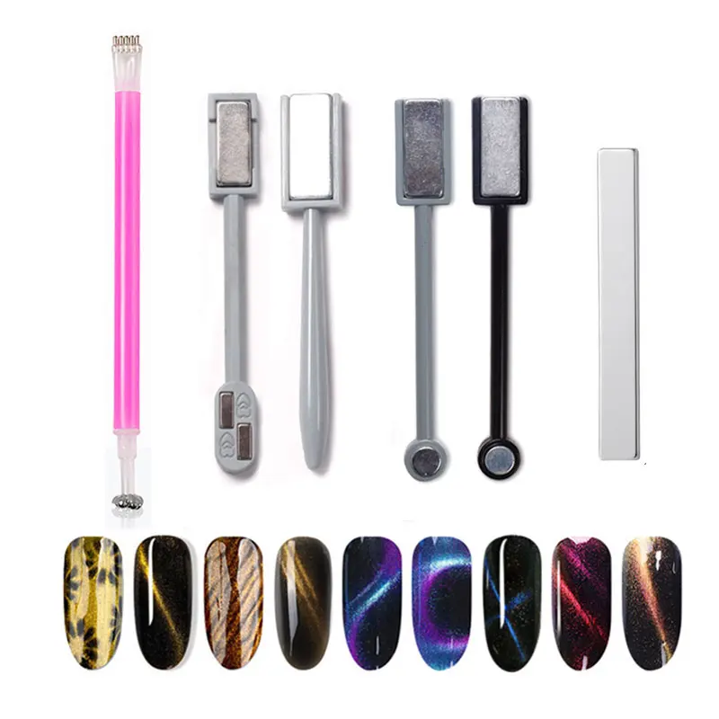 

Nail Art Magnetic Stick Thick Strip Magnet 3D Line Effect Strong Magnetism Wand Cat Eye Gel Polishing Manicure DIY Tools